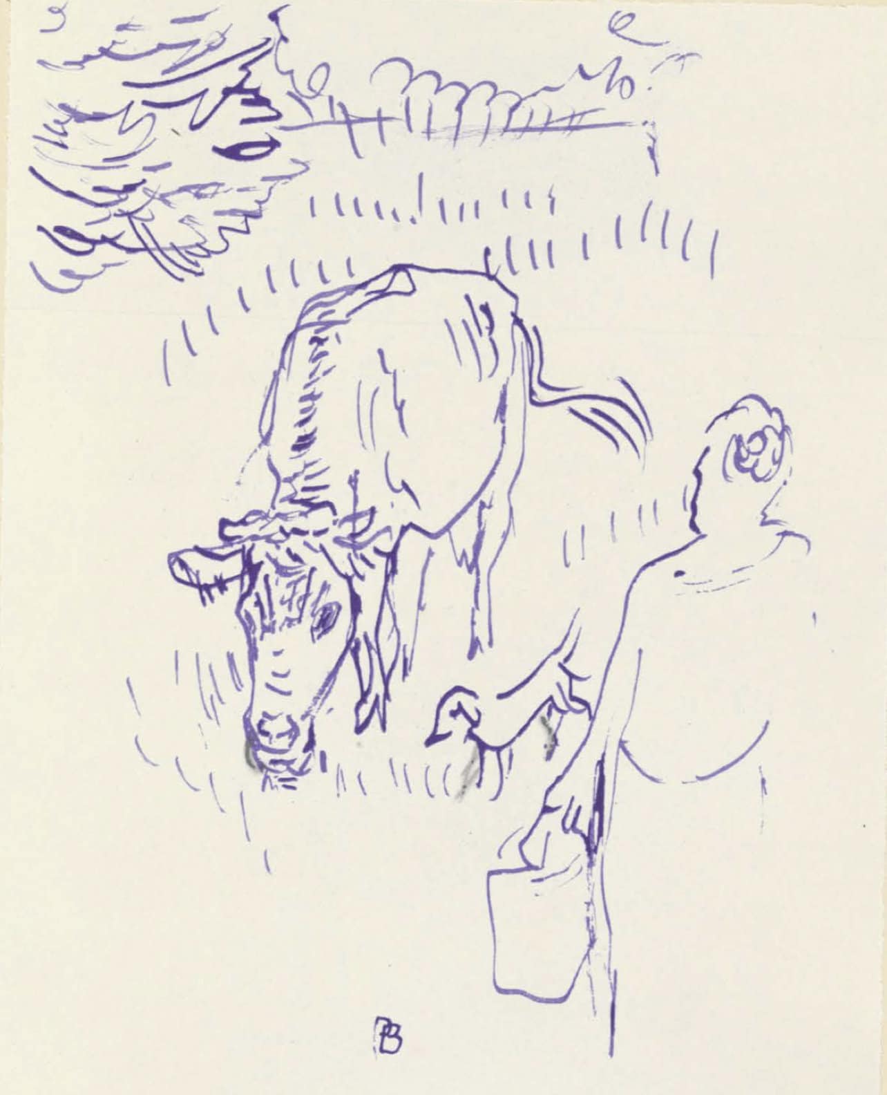 Pierre Bonnard, Composition (Terrasse 54), Pierre Bonnard Correspondences, Lithograph