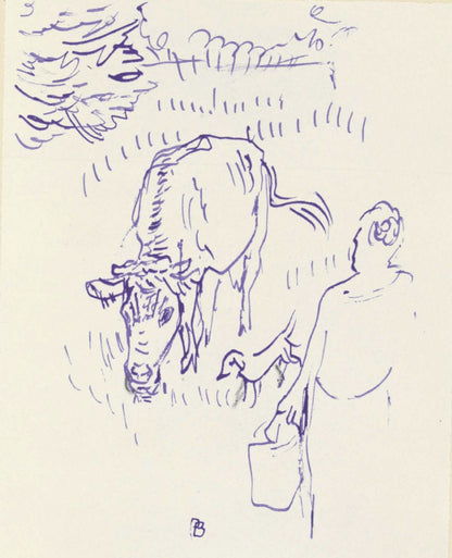 Pierre Bonnard, Composition (Terrasse 54), Pierre Bonnard Correspondences, Lithograph