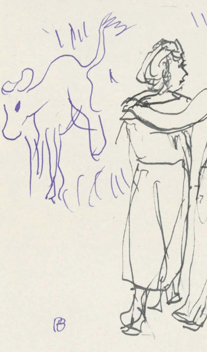 Pierre Bonnard, Composition (Terrasse 54), Pierre Bonnard Correspondences, Lithograph