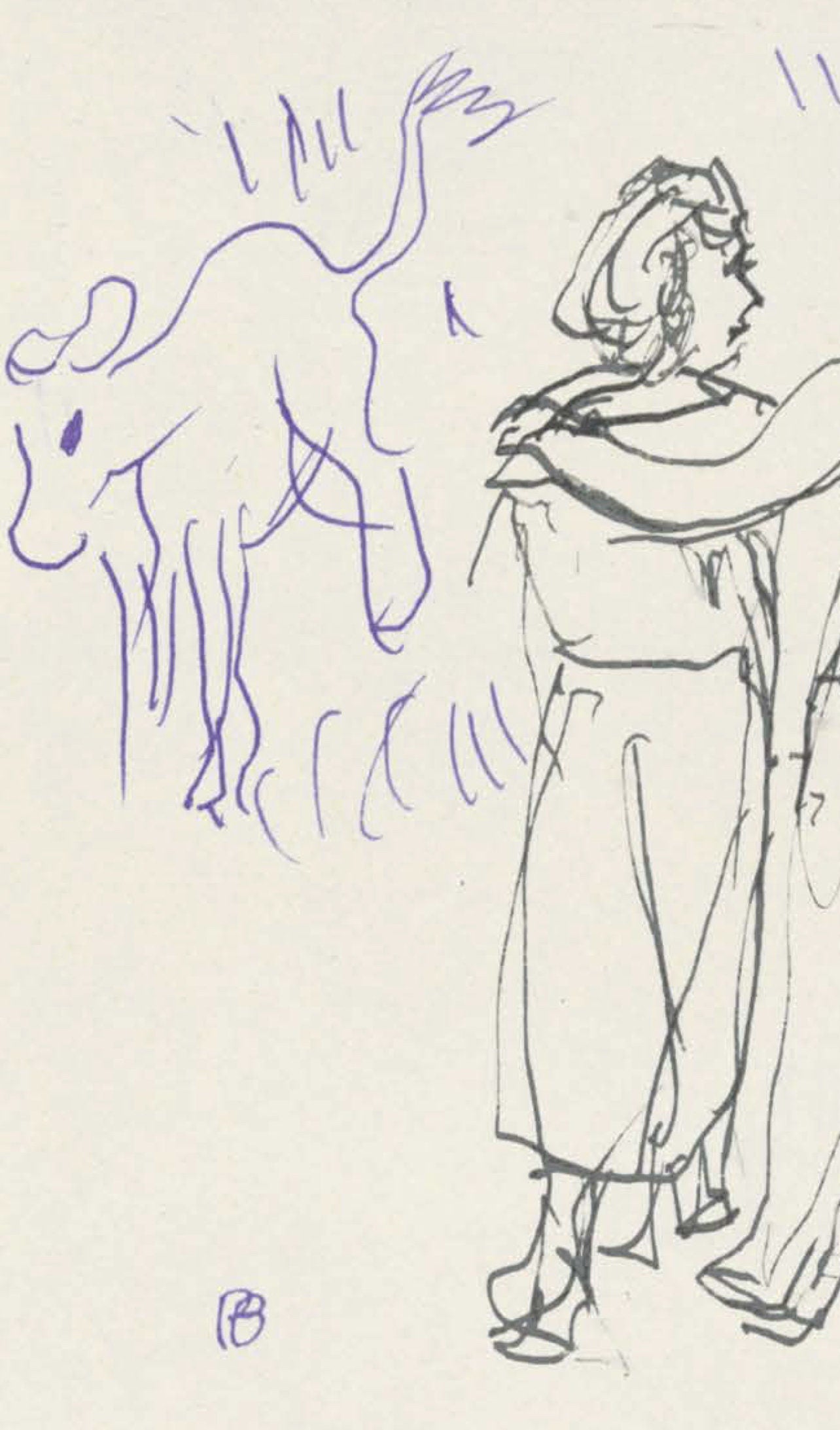 Pierre Bonnard, Composition (Terrasse 54), Pierre Bonnard Correspondences, Lithograph