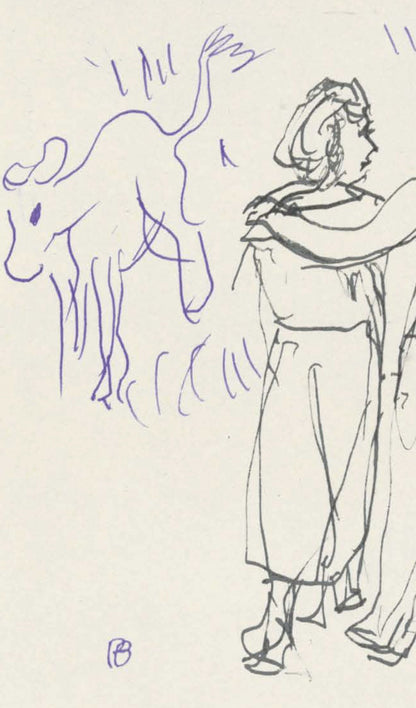 Pierre Bonnard, Composition (Terrasse 54), Pierre Bonnard Correspondences, Lithograph