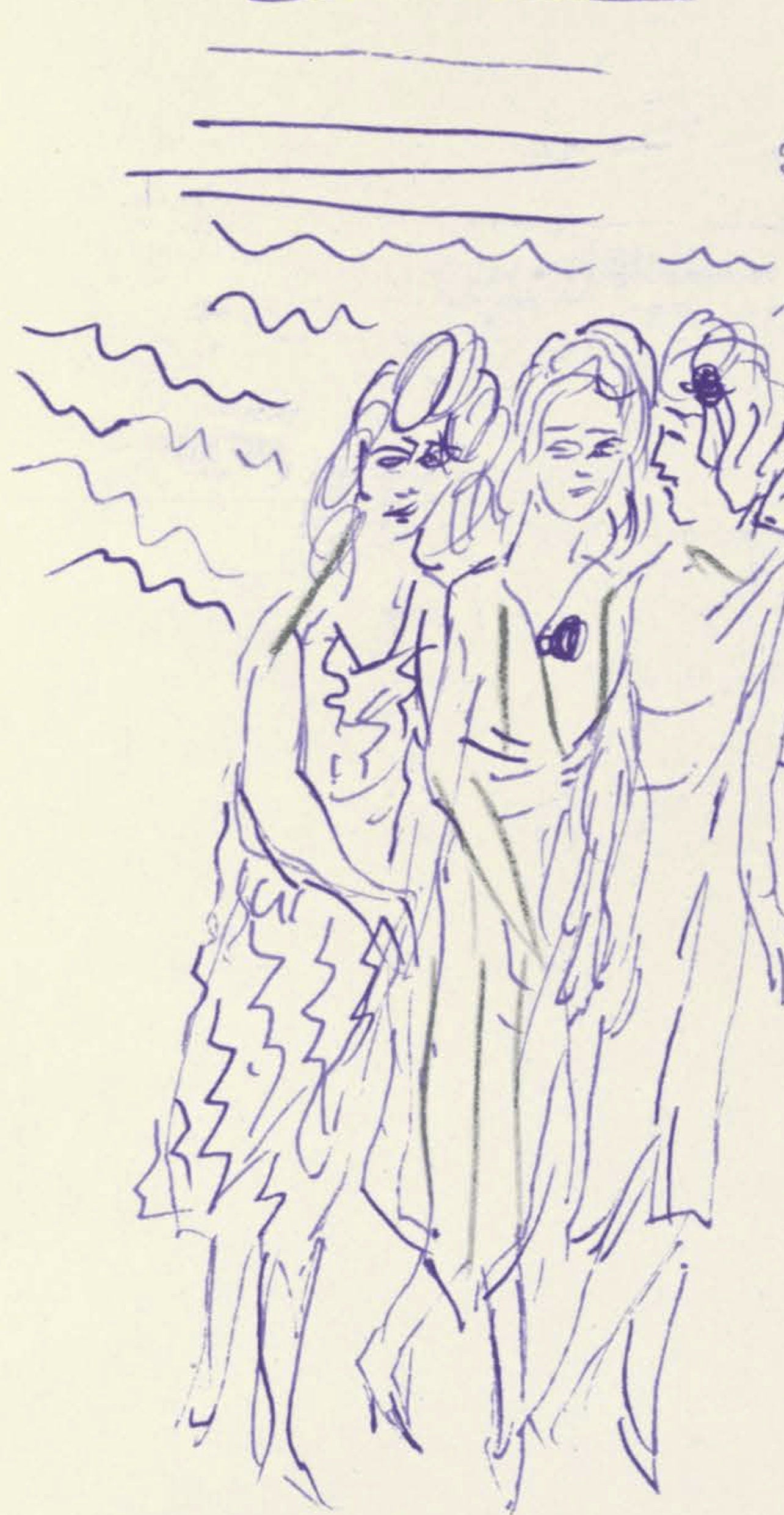 Pierre Bonnard, Composition (Terrasse 54), Pierre Bonnard Correspondences, Lithograph