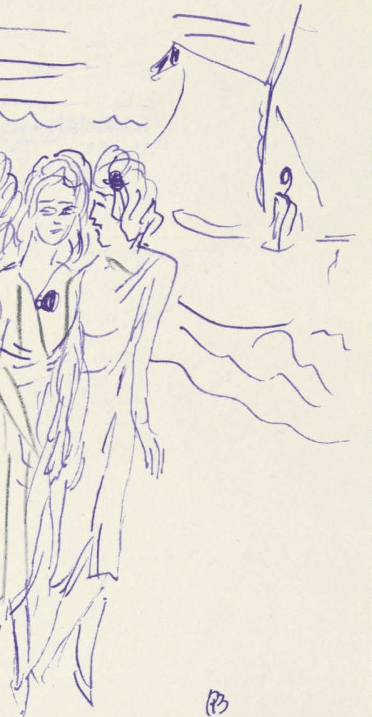 Pierre Bonnard, Composition (Terrasse 54), Pierre Bonnard Correspondences, Lithograph