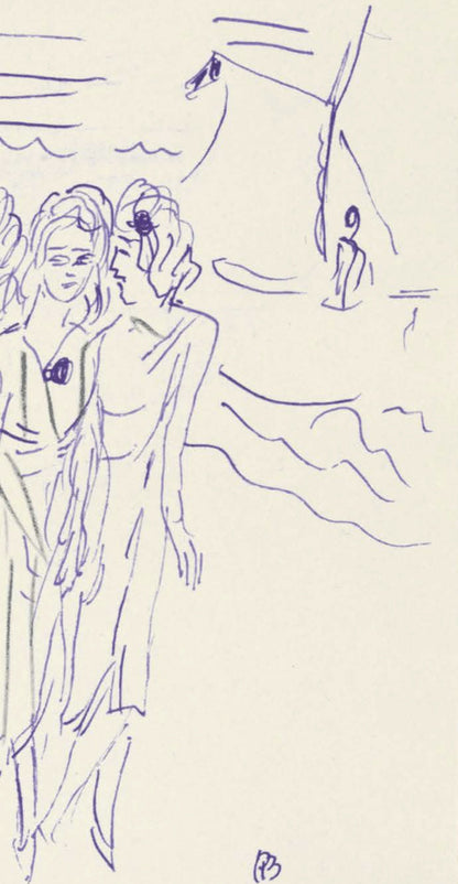 Pierre Bonnard, Composition (Terrasse 54), Pierre Bonnard Correspondences, Lithograph