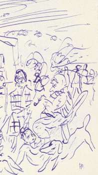 Pierre Bonnard, Composition (Terrasse 54), Pierre Bonnard Correspondences, Lithograph