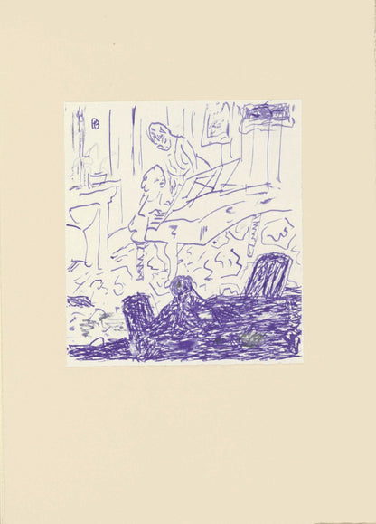 Pierre Bonnard, Composition (Terrasse 54), Pierre Bonnard Correspondences, Lithograph