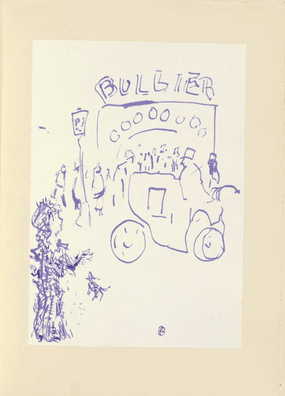 Pierre Bonnard, Composition (Terrasse 54), Pierre Bonnard Correspondences, Lithograph