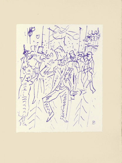 Pierre Bonnard, Composition (Terrasse 54), Pierre Bonnard Correspondences, Lithograph