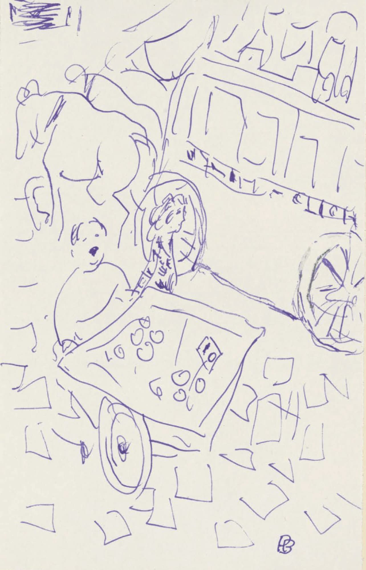 Pierre Bonnard, Composition (Terrasse 54), Pierre Bonnard Correspondences, Lithograph