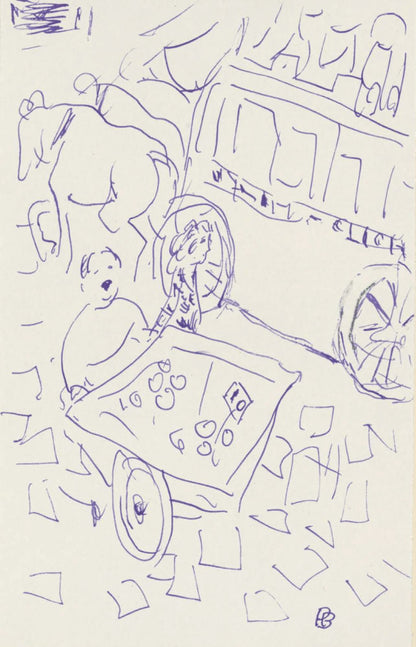 Pierre Bonnard, Composition (Terrasse 54), Pierre Bonnard Correspondences, Lithograph