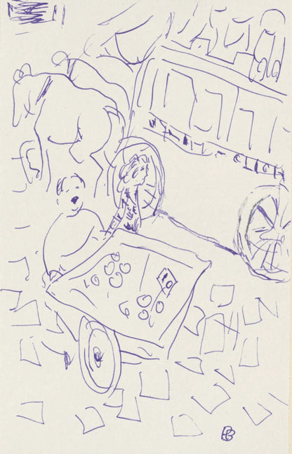 Pierre Bonnard, Composition (Terrasse 54), Pierre Bonnard Correspondences, Lithograph