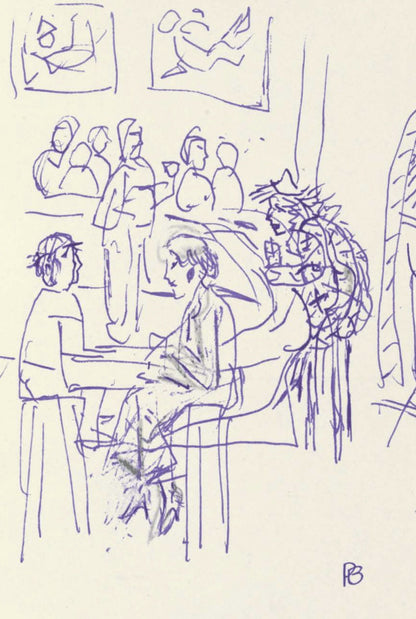 Pierre Bonnard, Composition (Terrasse 54), Pierre Bonnard Correspondences, Lithograph