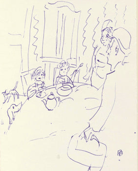 Pierre Bonnard, Composition (Terrasse 54), Pierre Bonnard Correspondences, Lithograph