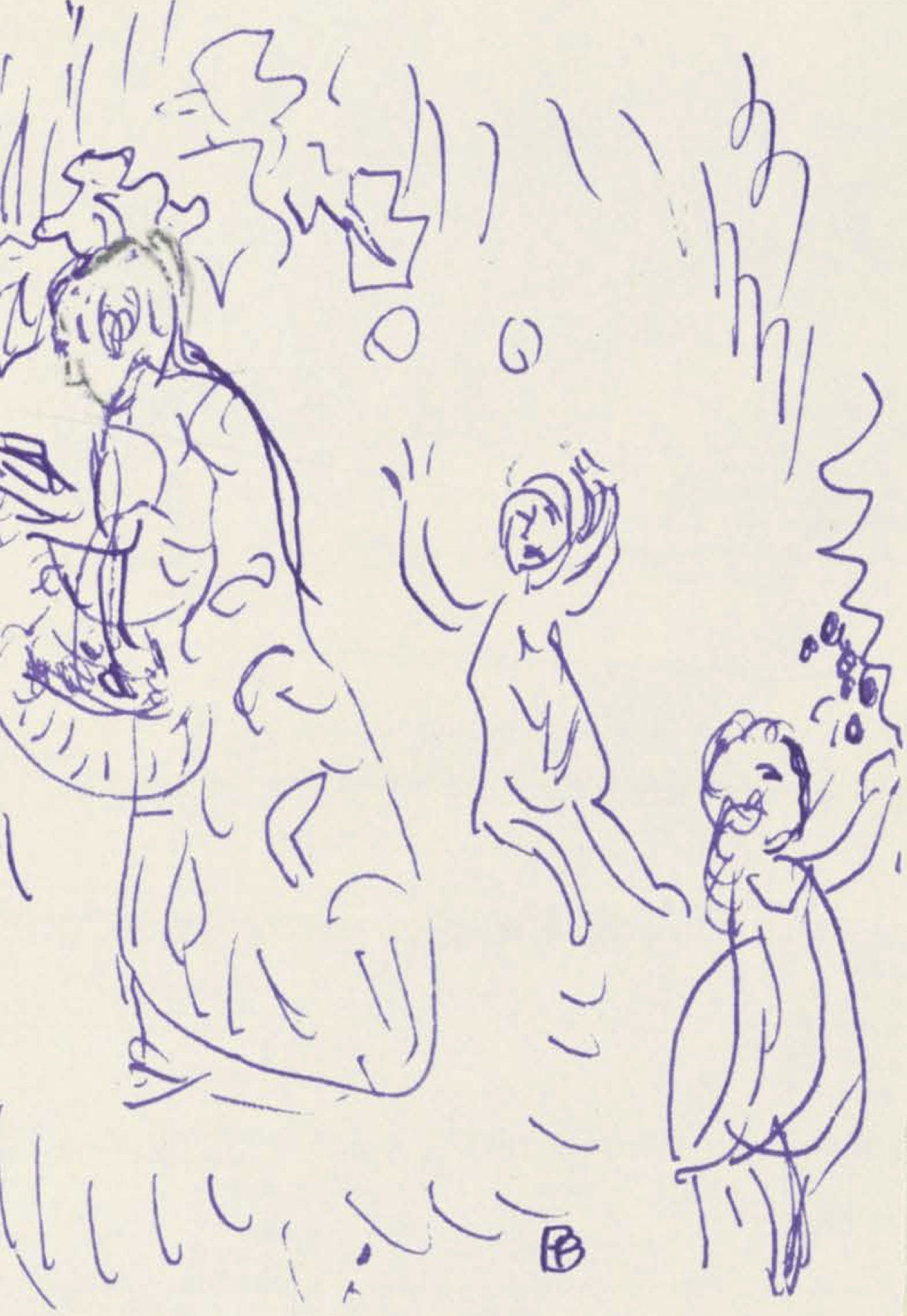 Pierre Bonnard, Composition (Terrasse 54), Pierre Bonnard Correspondences, Lithograph