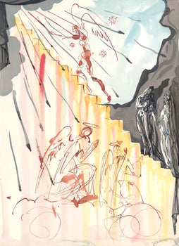 Salvador Dali, The Celestial Staircase (Michler/Lpsinger 1039-1138; Field 189-200), La Divine