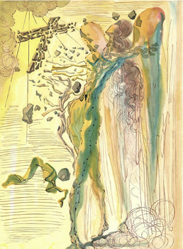Salvador Dali, The Apparition Of Dantes Ancestor (Michler/Lpsinger 1039-1138; Field 189-200), La