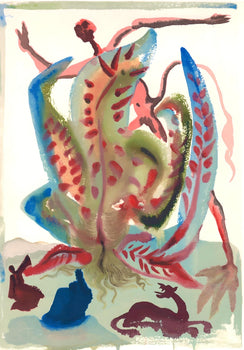 Salvador Dali, Greed (Michler/Lpsinger 1039-1138; Field 189-200), La Divine Comdie, Woodcut