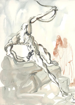 Salvador Dali, The Punishment Of Vanni Fucci (Michler/Lpsinger 1039-1138; Field 189-200), La Divine