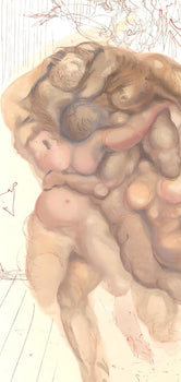 Salvador Dali, The Irascible (Michler/Lpsinger 1039-1138; Field 189-200), La Divine Comdie, Woodcut