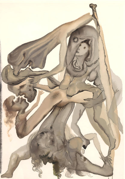 Salvador Dali, News Of The The Limbos (Michler/Lpsinger 1039-1138; Field 189-200), La Divine