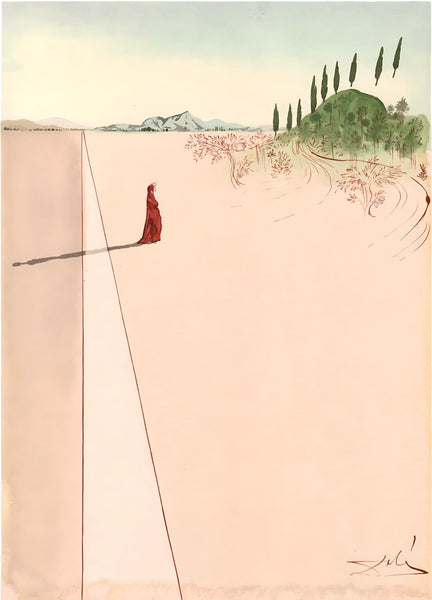 Salvador Dali, The Delightful Mount (Michler/Lpsinger 1039-1138; Field 189-200), La Divine Comdie,