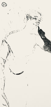 Henri De Toulouse-Lautrec, Composition, Yvette Guilbert Vue Par Toulouse-Lautrec, Lithograph