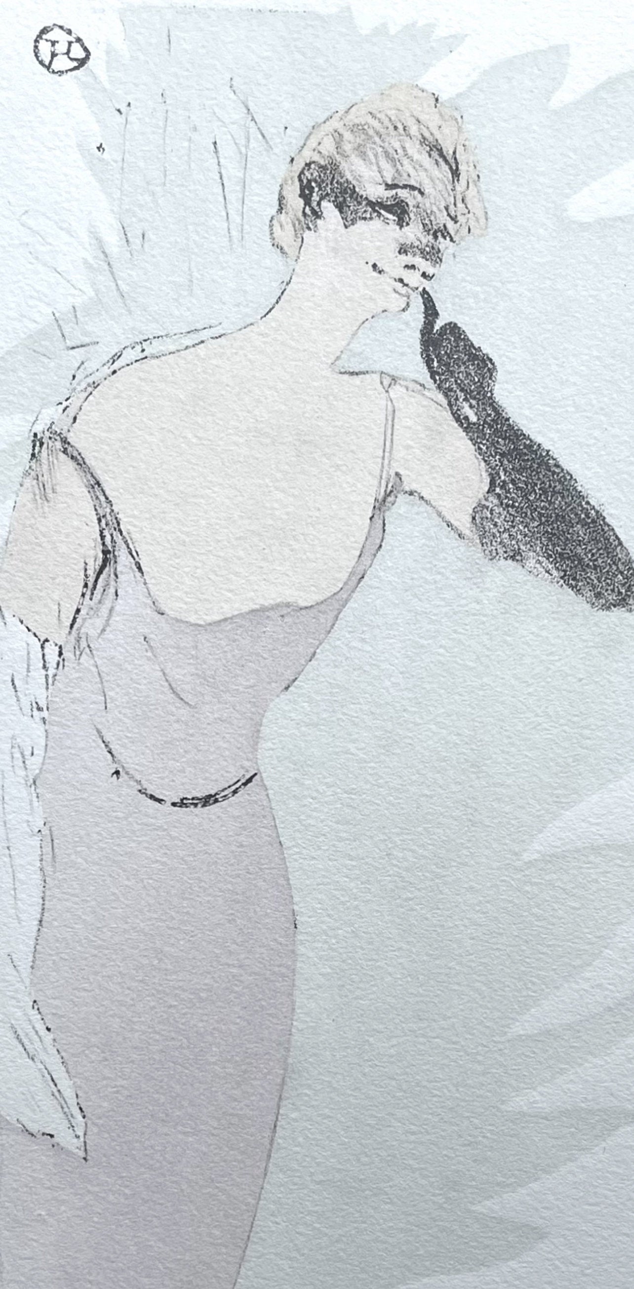 Henri De Toulouse-Lautrec, Composition, Yvette Guilbert Vue Par Toulouse-Lautrec, Lithograph