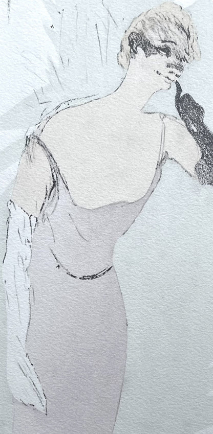 Henri De Toulouse-Lautrec, Composition, Yvette Guilbert Vue Par Toulouse-Lautrec, Lithograph