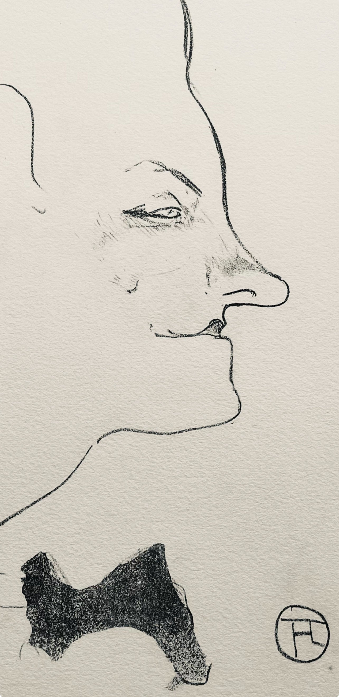 Henri De Toulouse-Lautrec, Composition, Yvette Guilbert Vue Par Toulouse-Lautrec, Lithograph