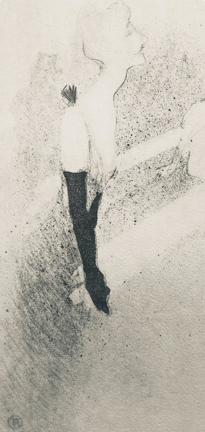 Henri De Toulouse-Lautrec, Composition, Yvette Guilbert Vue Par Toulouse-Lautrec, Lithograph