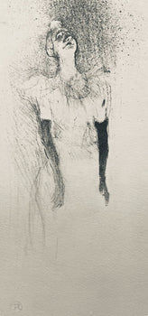 Henri De Toulouse-Lautrec, Composition, Yvette Guilbert Vue Par Toulouse-Lautrec, Lithograph