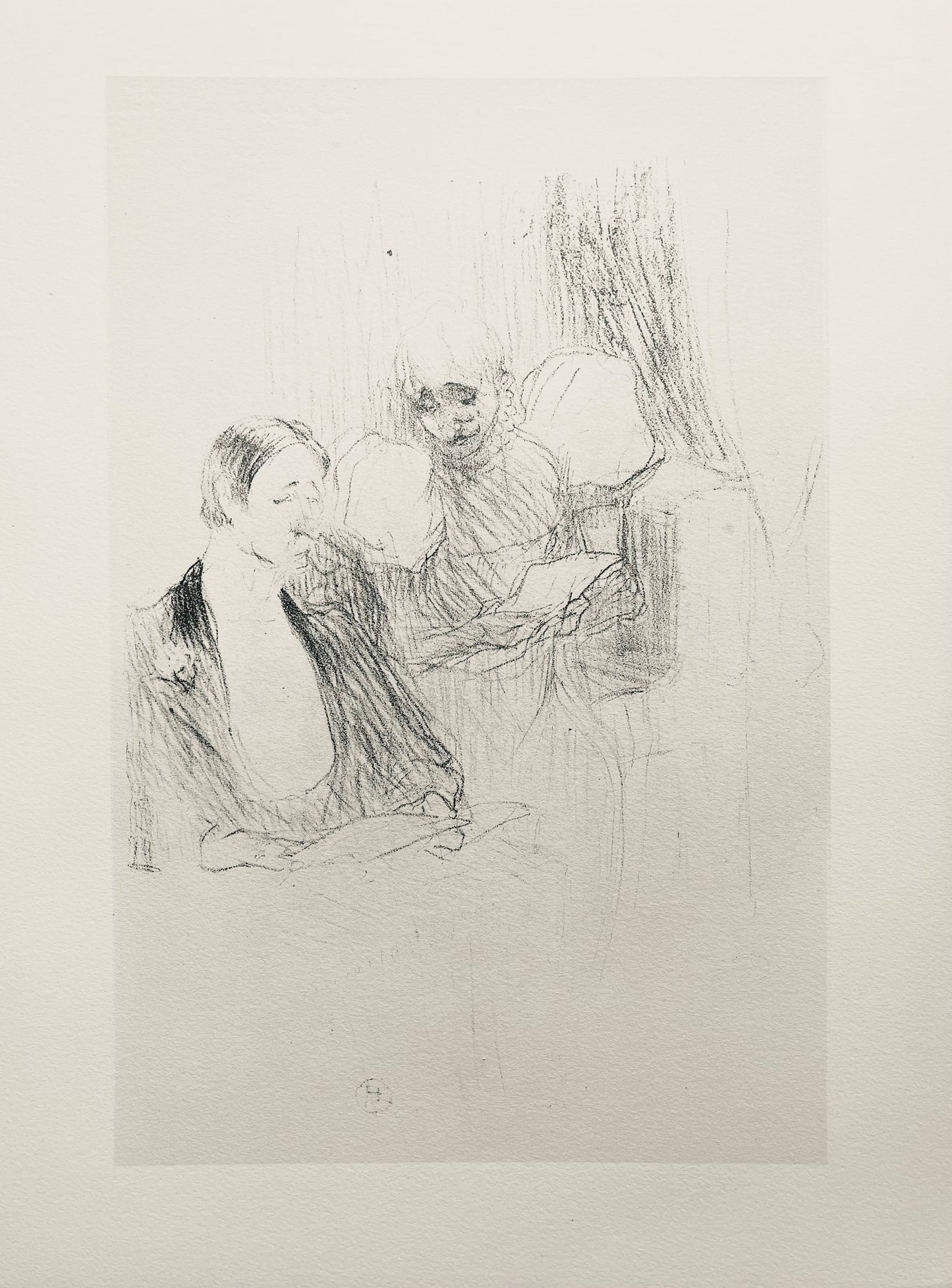 Henri De Toulouse-Lautrec, Composition, Yvette Guilbert Vue Par Toulouse-Lautrec, Lithograph