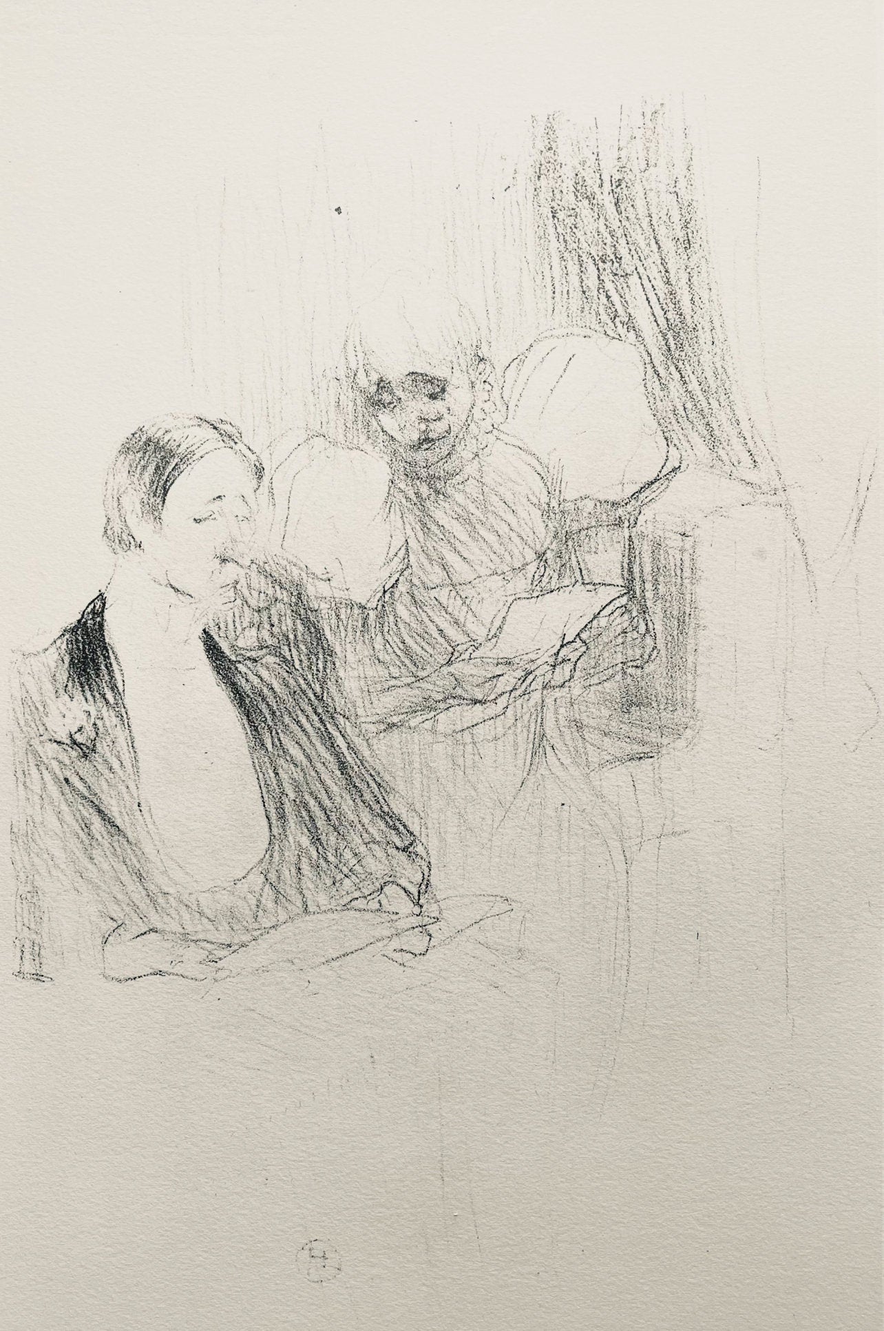 Henri De Toulouse-Lautrec, Composition, Yvette Guilbert Vue Par Toulouse-Lautrec, Lithograph