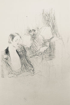Henri De Toulouse-Lautrec, Composition, Yvette Guilbert Vue Par Toulouse-Lautrec, Lithograph