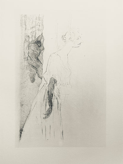 Henri De Toulouse-Lautrec, Composition, Yvette Guilbert Vue Par Toulouse-Lautrec, Lithograph