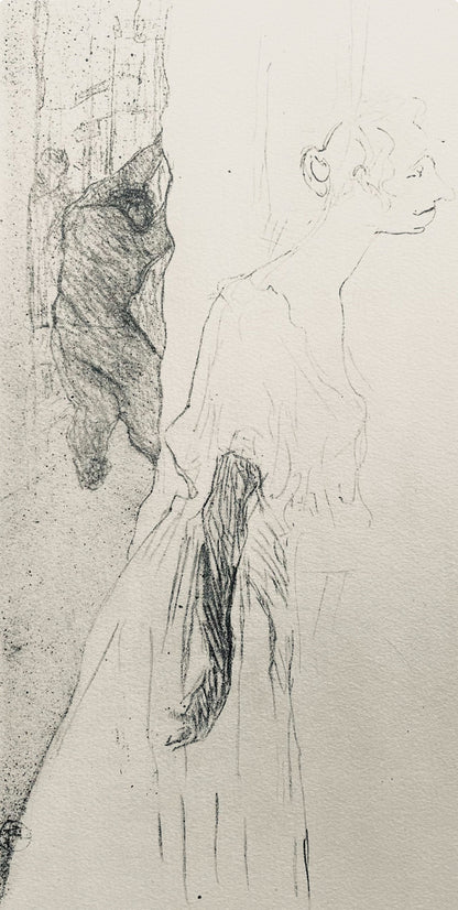 Henri De Toulouse-Lautrec, Composition, Yvette Guilbert Vue Par Toulouse-Lautrec, Lithograph