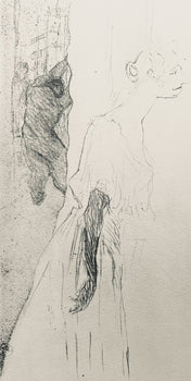 Henri De Toulouse-Lautrec, Composition, Yvette Guilbert Vue Par Toulouse-Lautrec, Lithograph