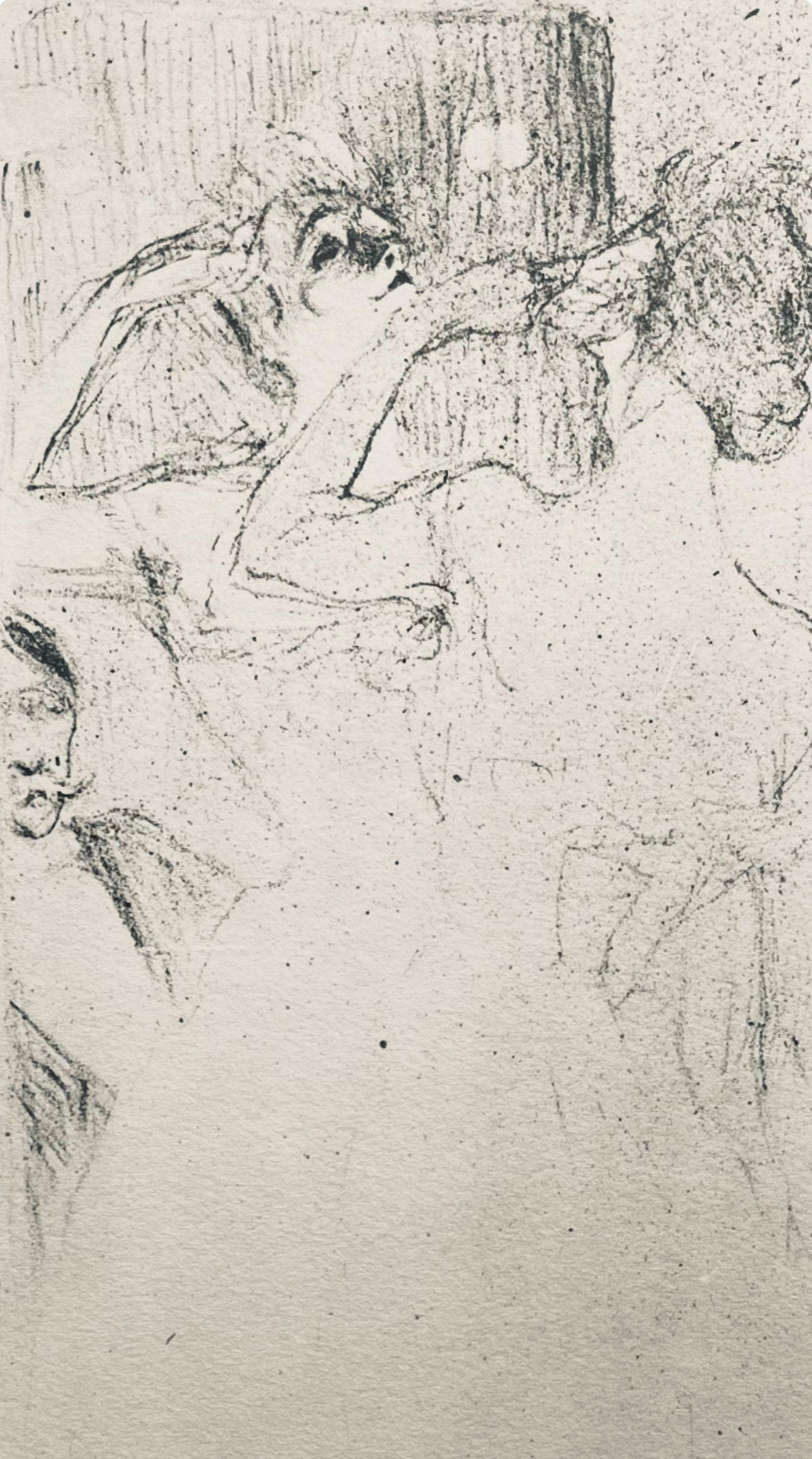 Henri De Toulouse-Lautrec, Composition, Yvette Guilbert Vue Par Toulouse-Lautrec, Lithograph