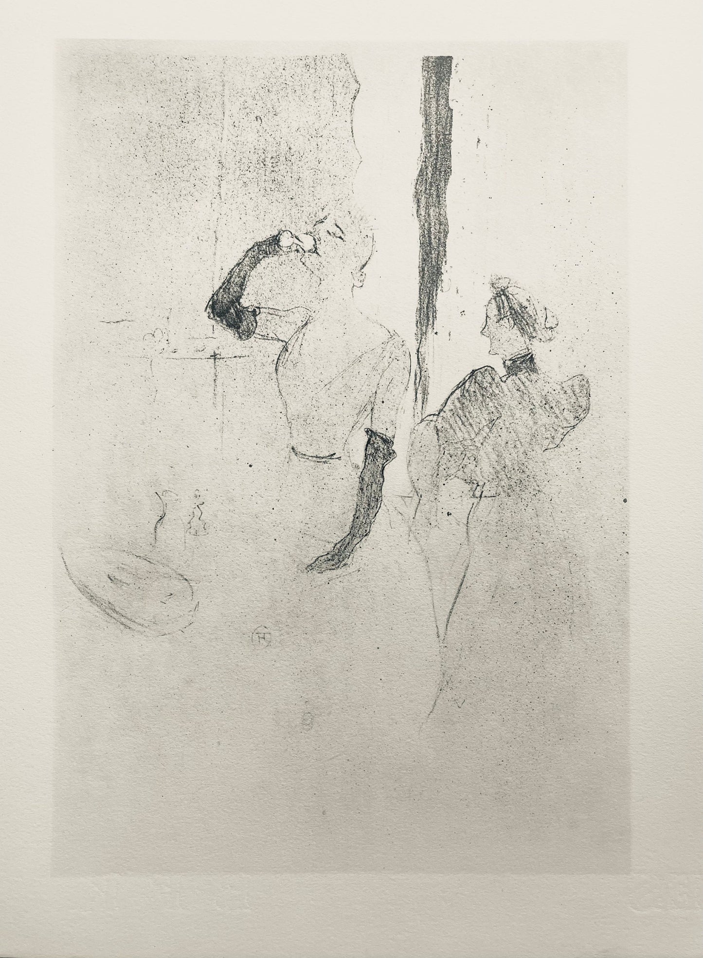 Henri De Toulouse-Lautrec, Composition, Yvette Guilbert Vue Par Toulouse-Lautrec, Lithograph