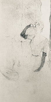 Henri De Toulouse-Lautrec, Composition, Yvette Guilbert Vue Par Toulouse-Lautrec, Lithograph