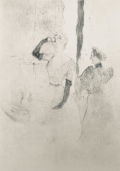 Henri De Toulouse-Lautrec, Composition, Yvette Guilbert Vue Par Toulouse-Lautrec, Lithograph