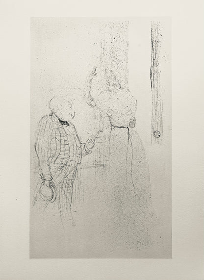 Henri De Toulouse-Lautrec, Composition, Yvette Guilbert Vue Par Toulouse-Lautrec, Lithograph