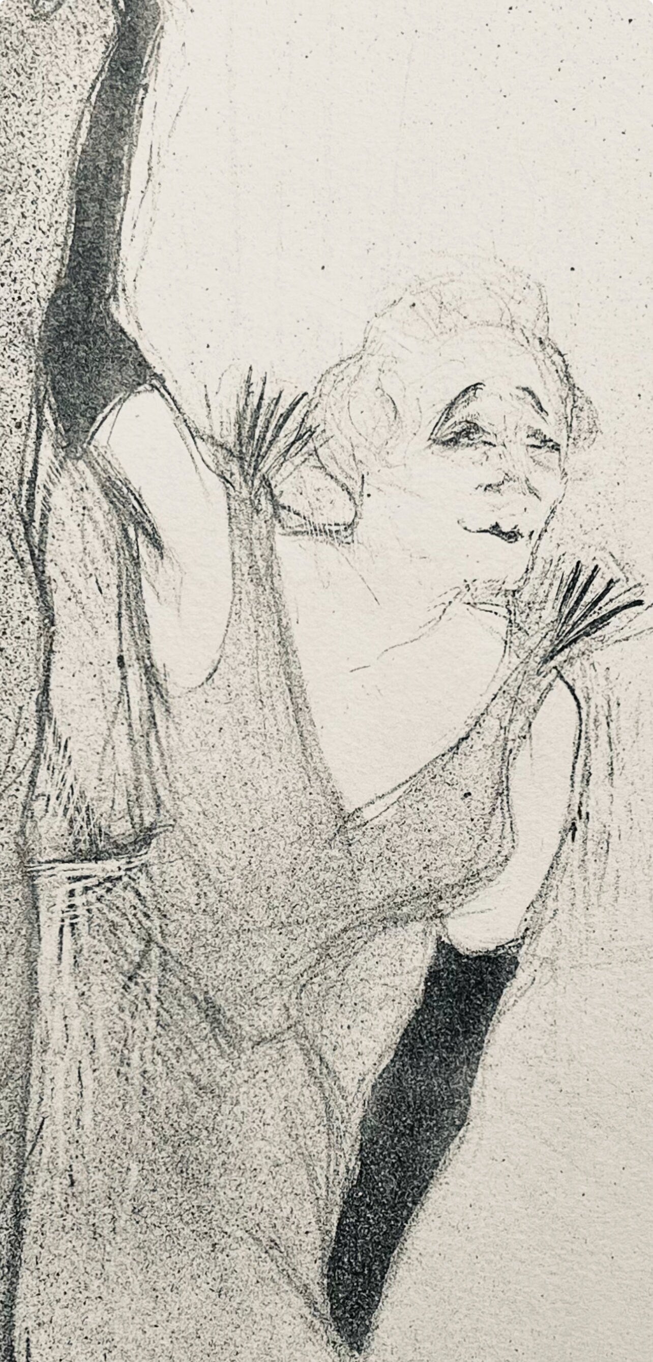 Henri De Toulouse-Lautrec, Composition, Yvette Guilbert Vue Par Toulouse-Lautrec, Lithograph