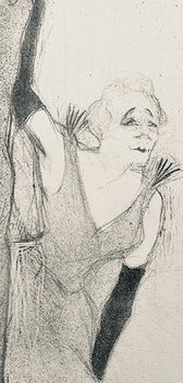 Henri De Toulouse-Lautrec, Composition, Yvette Guilbert Vue Par Toulouse-Lautrec, Lithograph