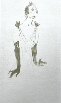 Henri De Toulouse-Lautrec, Composition, Yvette Guilbert Vue Par Toulouse-Lautrec, Lithograph