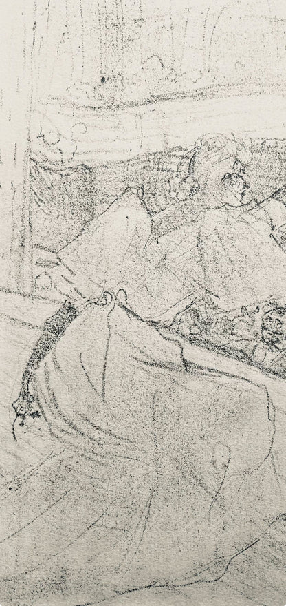 Henri De Toulouse-Lautrec, Composition, Yvette Guilbert Vue Par Toulouse-Lautrec, Lithograph