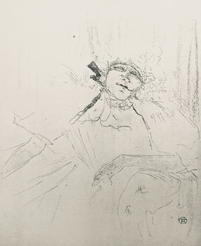 Henri De Toulouse-Lautrec, Composition, Yvette Guilbert Vue Par Toulouse-Lautrec, Lithograph