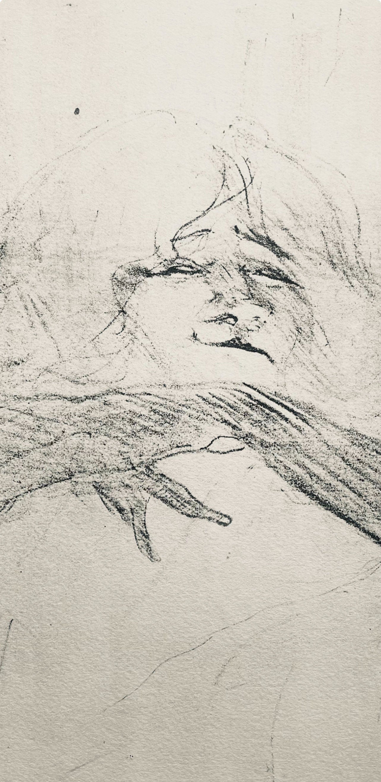 Henri De Toulouse-Lautrec, Composition, Yvette Guilbert Vue Par Toulouse-Lautrec, Lithograph