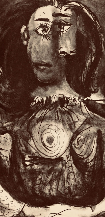 Pablo Picasso, Composition, Carnet De Dessins De Picasso, Cahiers Dart, Lithograph