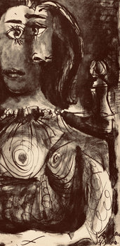 Pablo Picasso, Composition, Carnet De Dessins De Picasso, Cahiers Dart, Lithograph